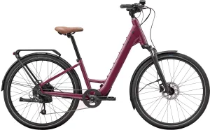 Cannondale Mavaro Neo SL Low-Step Electric Hybrid Bike 2025 - Black Cherry