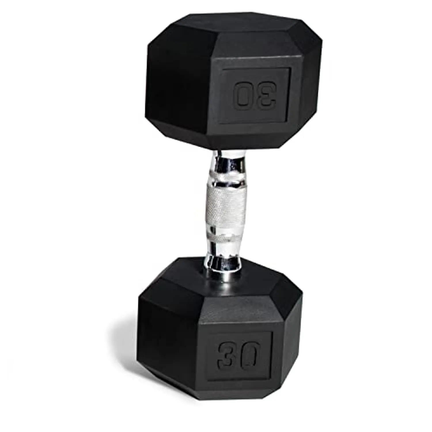 CAP 30 LB Coated Hex Dumbbell Weight, New Edition
