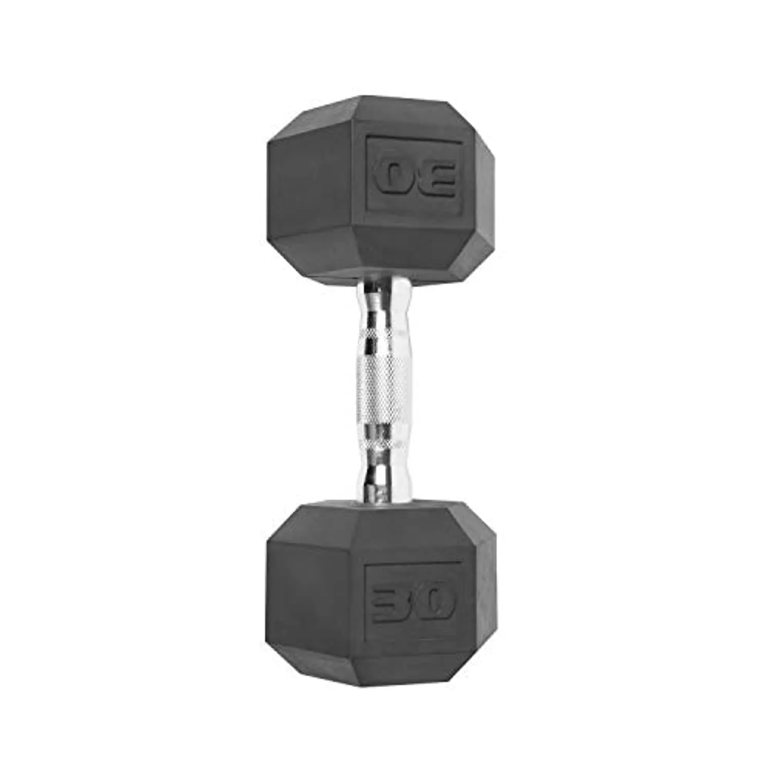 CAP 30 LB Coated Hex Dumbbell Weight, New Edition