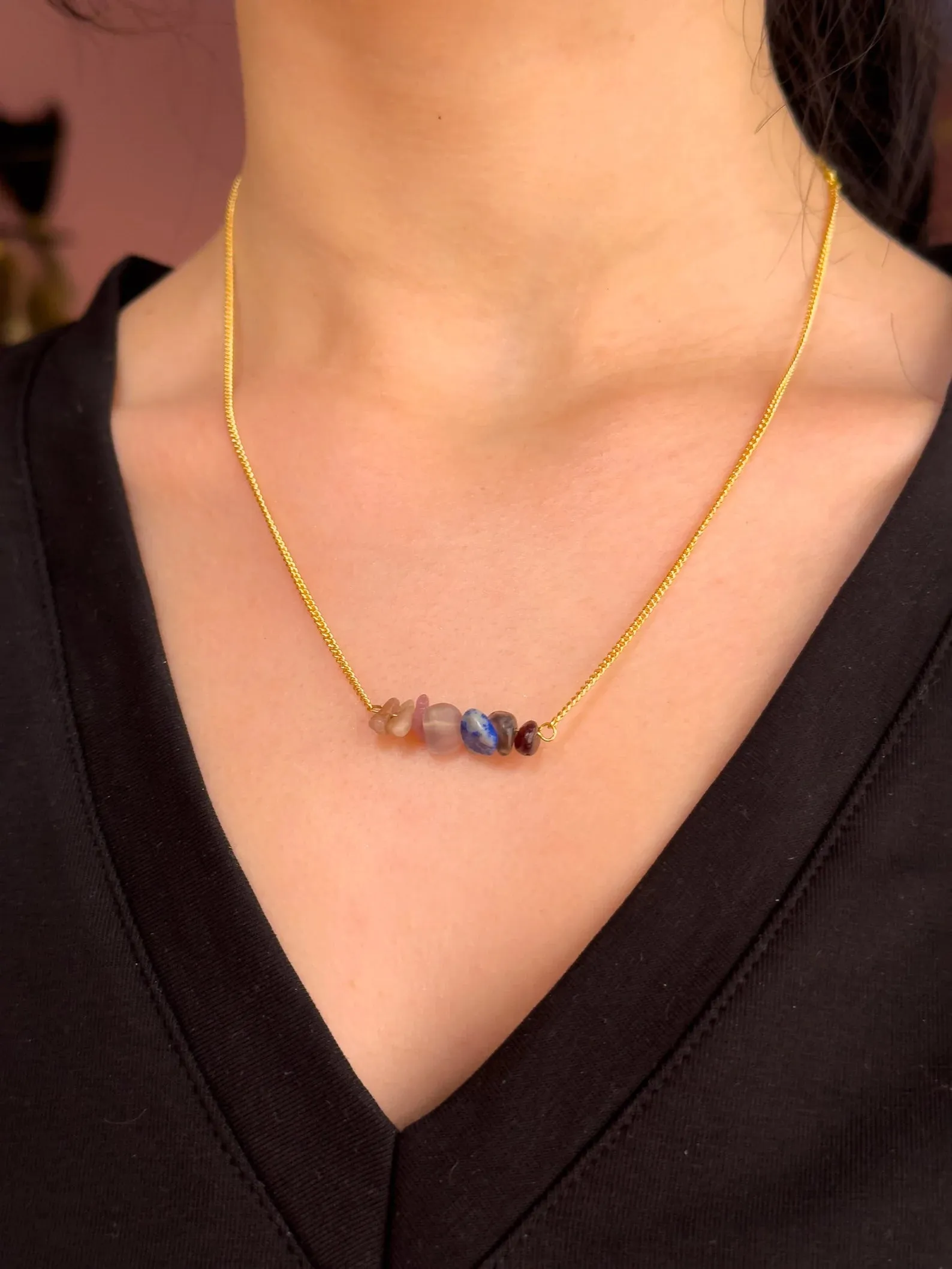 Capricorn Zodiac Bar Necklace