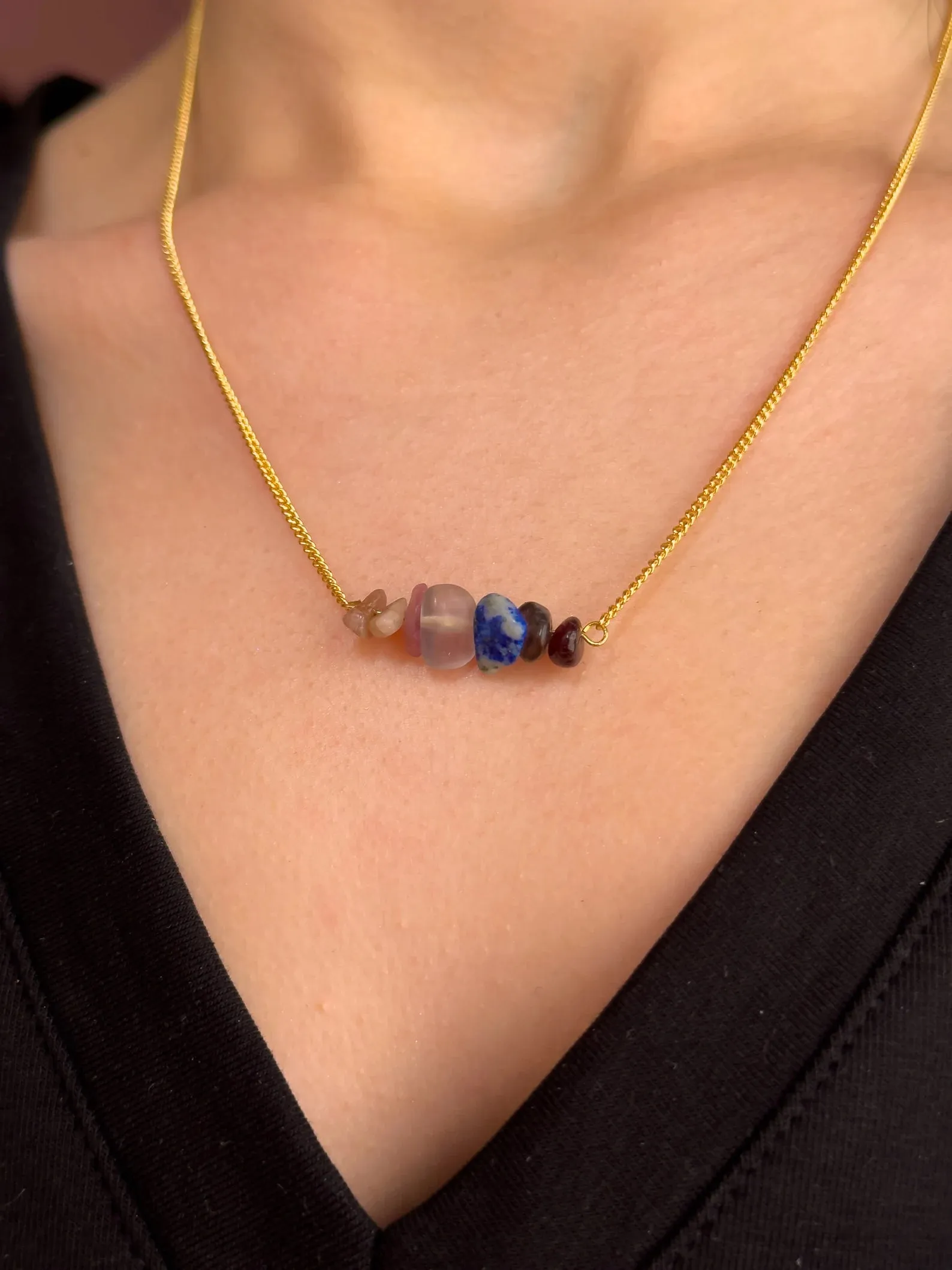 Capricorn Zodiac Bar Necklace