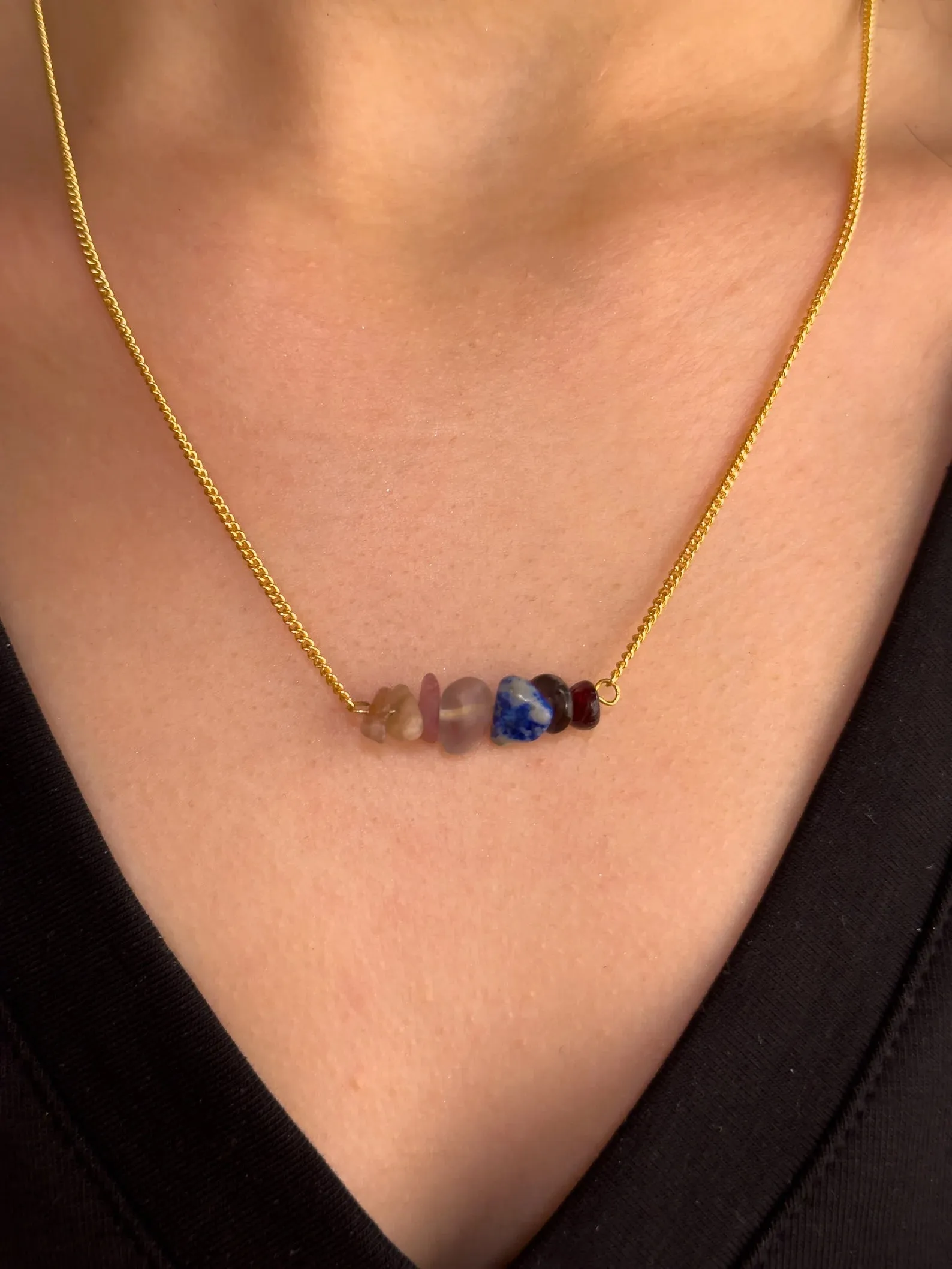 Capricorn Zodiac Bar Necklace