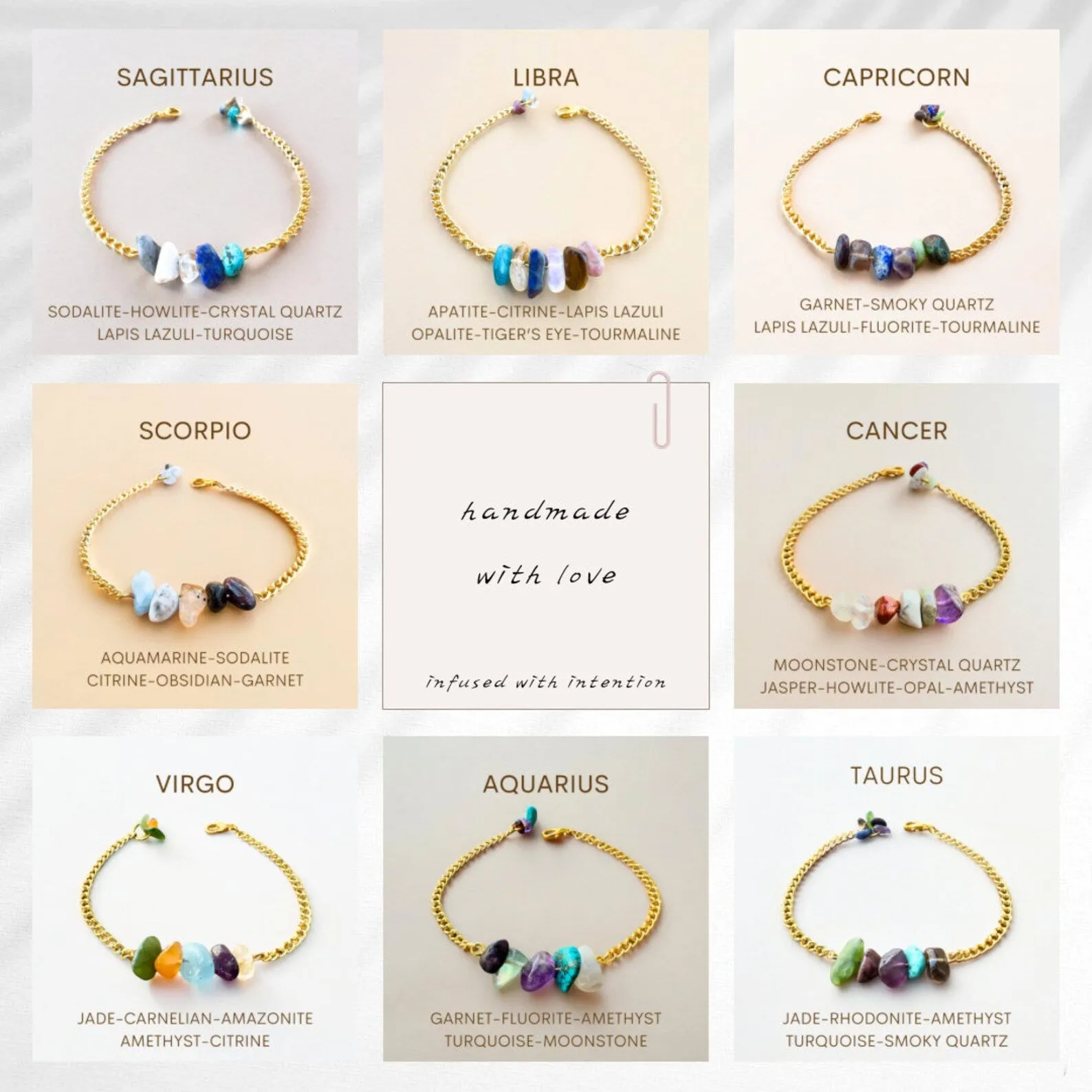 Capricorn Zodiac Bracelet