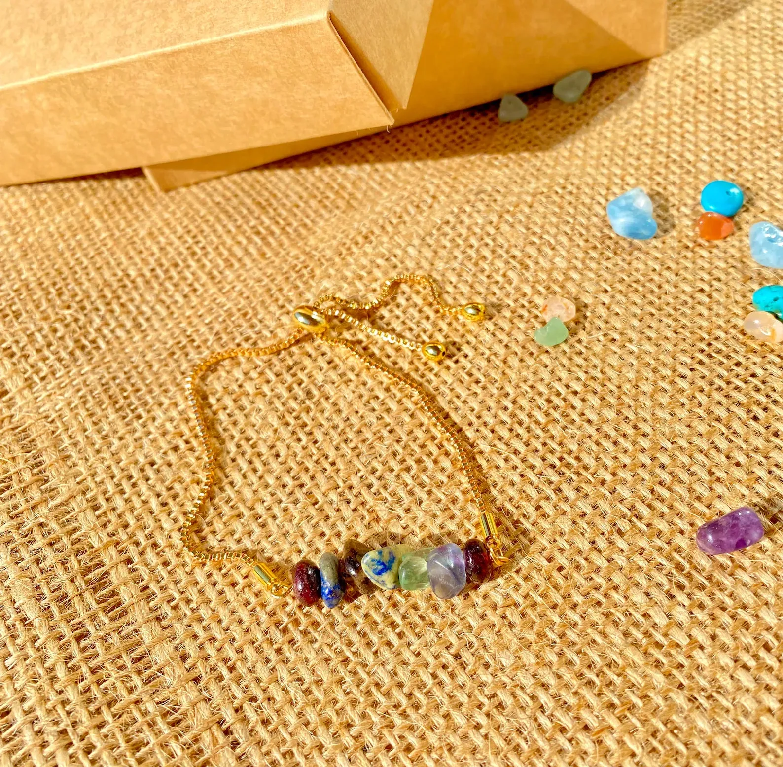 Capricorn Zodiac Gemstone Bracelet