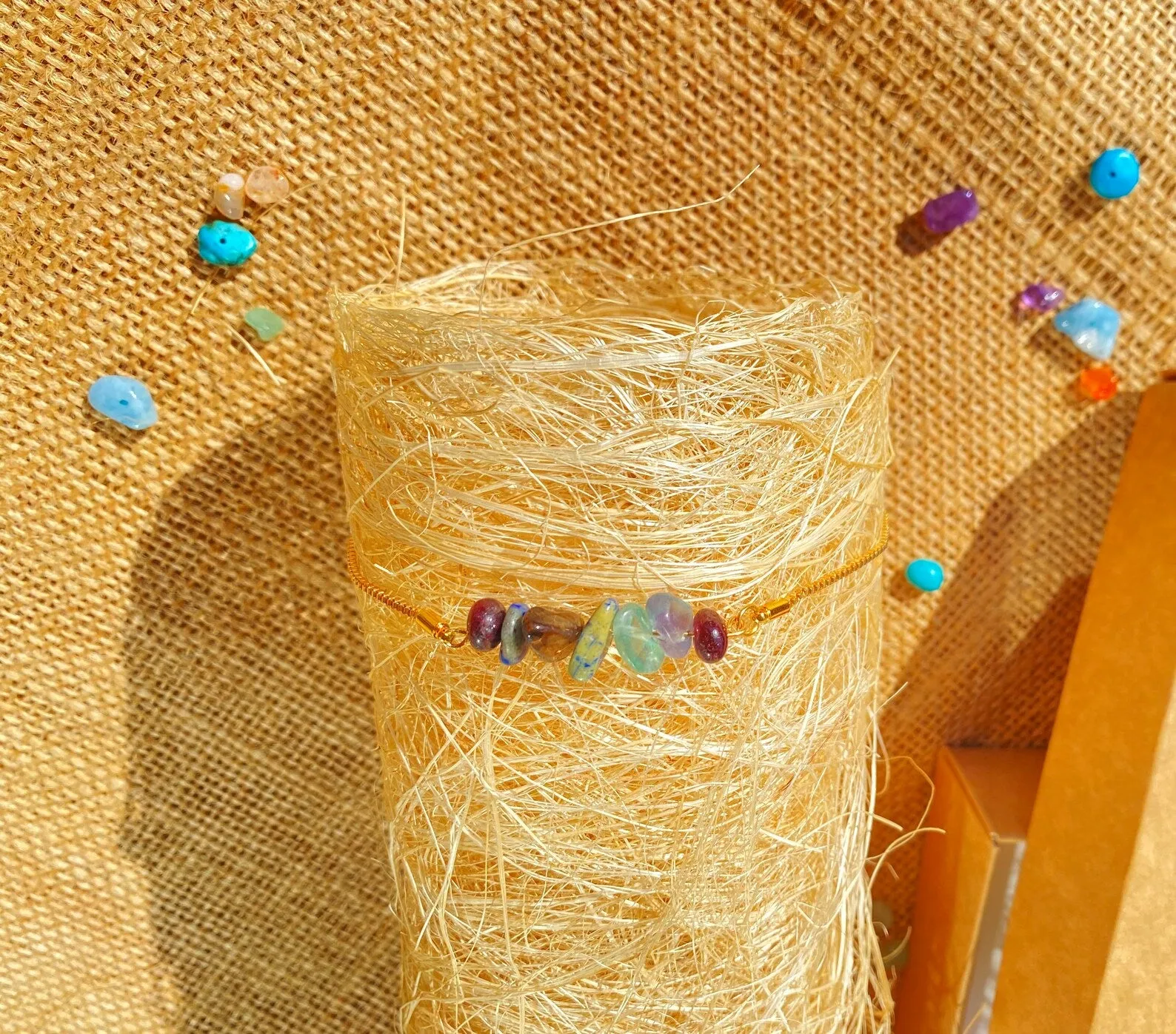 Capricorn Zodiac Gemstone Bracelet