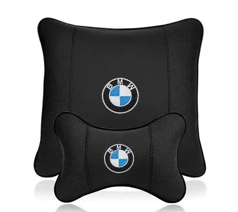 Car Headrest Neck Pillow - 2-Piece Set for Car