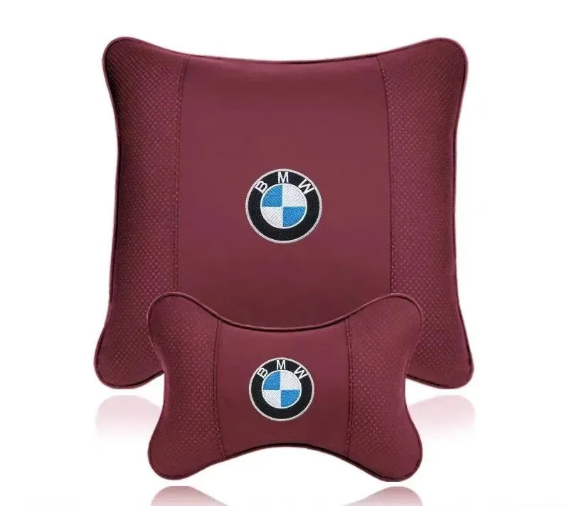 Car Headrest Neck Pillow - 2-Piece Set for Car