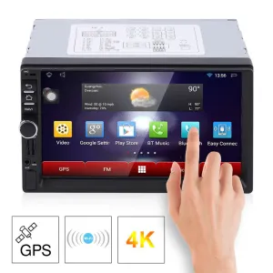 Car MP5 Player RK-7721A Professional 7 Inch HD 1024*600 Capacitive Screen 7 Colorful Light Function With European Map