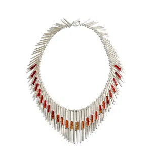 Carnelian Chime Necklace