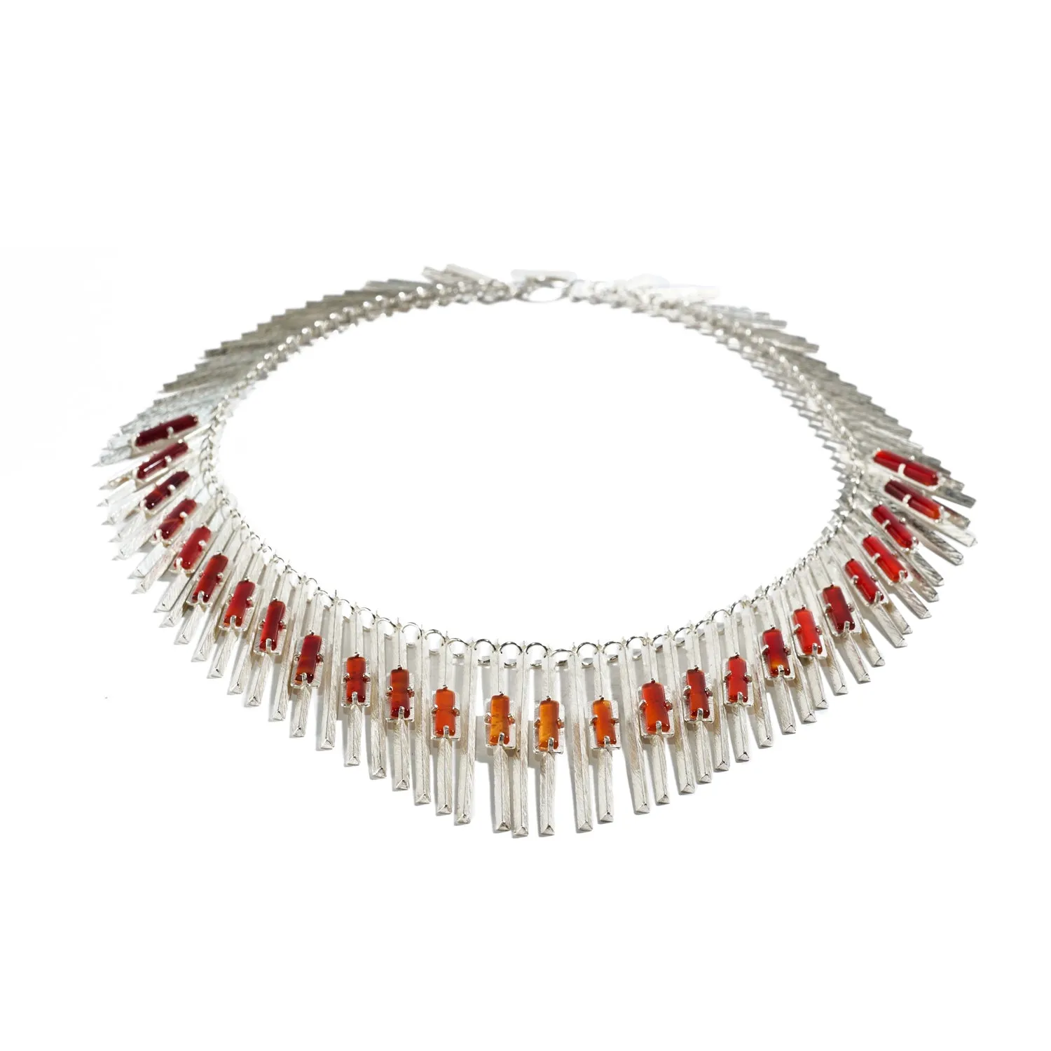 Carnelian Chime Necklace