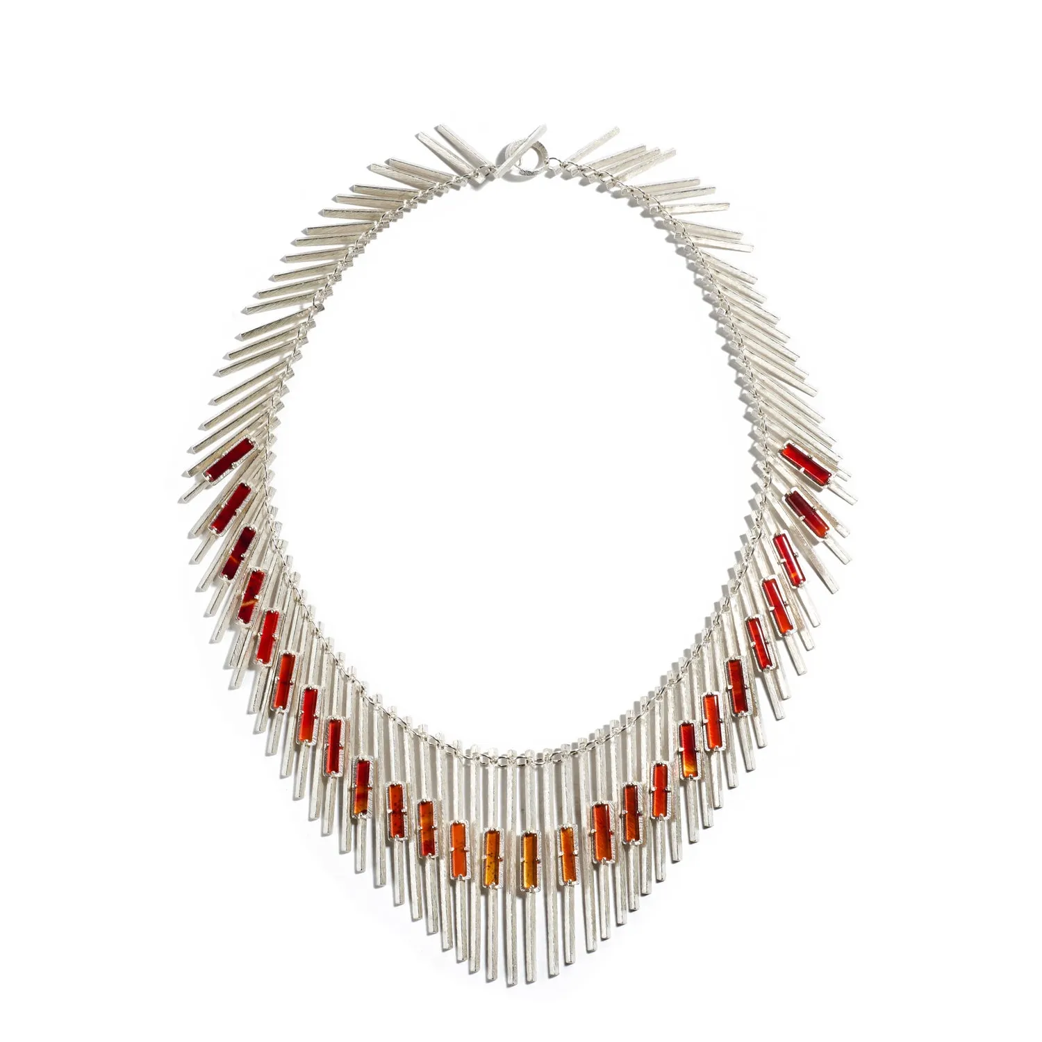 Carnelian Chime Necklace