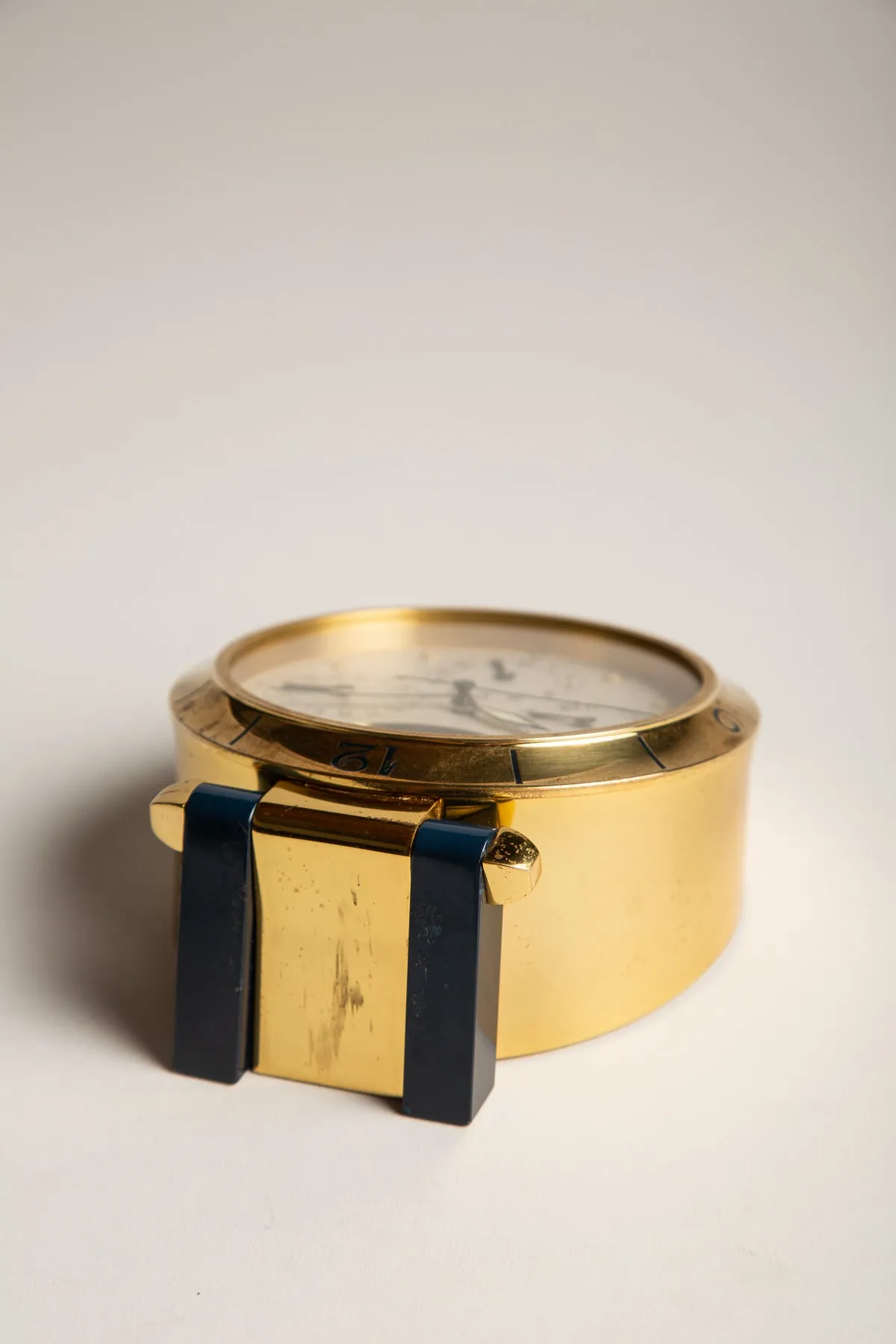 CARTIER | 1970'S PERPETUAL CALENDAR MOONPHASE DESK CLOCK