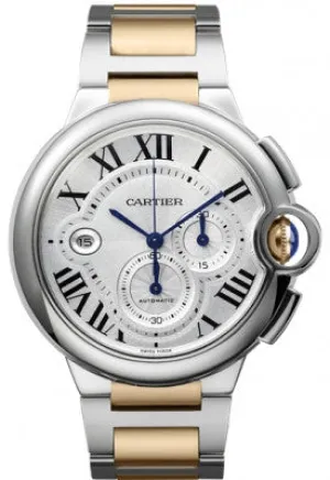 Cartier - Ballon Bleu 44mm - Stainless Steel and Pink Gold