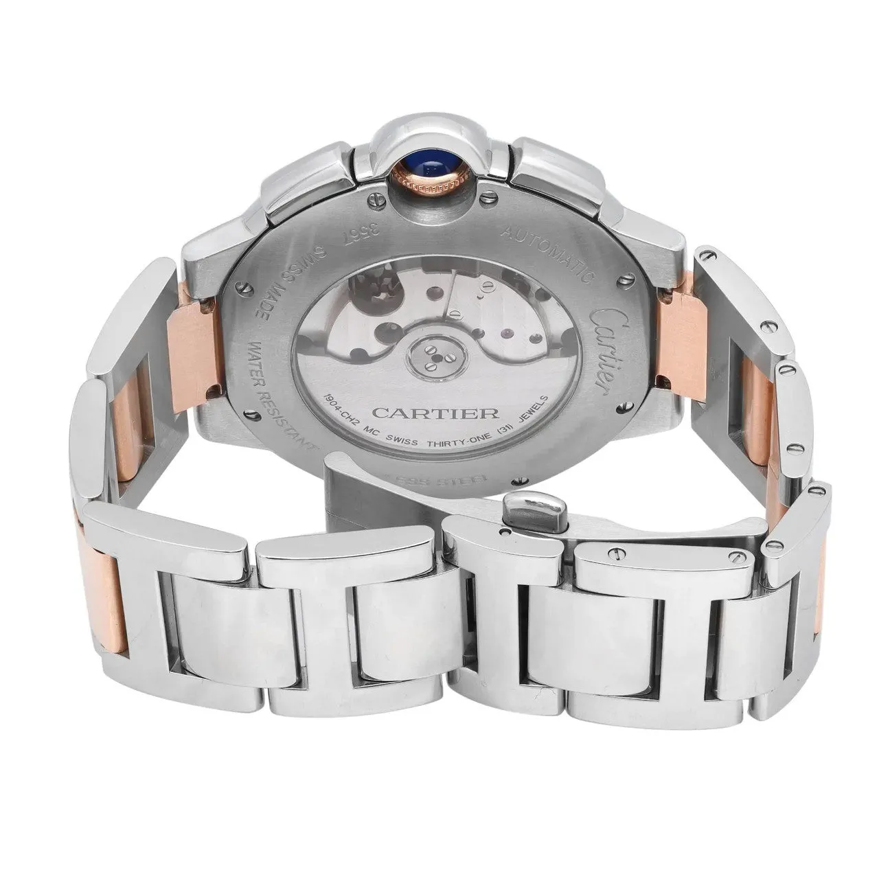 Cartier Ballon Bleu W6920063 44mm 18K Rose Gold Automatic Watch