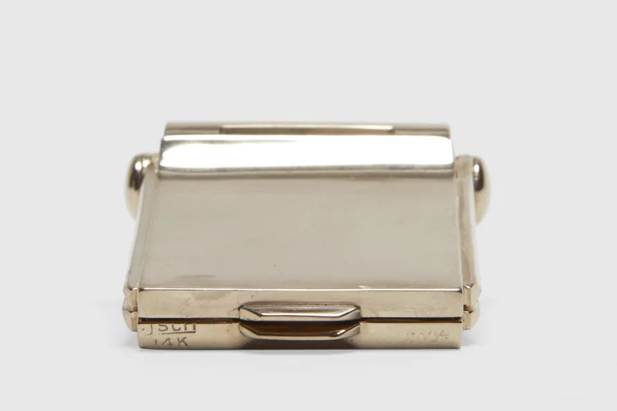 Cartier Gold Travel Frame with Clock