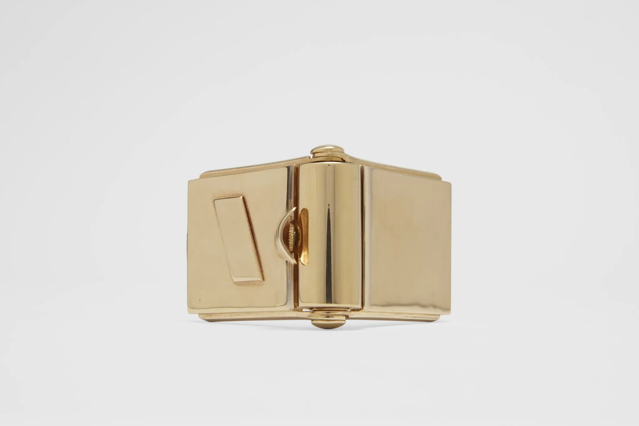 Cartier Gold Travel Frame with Clock