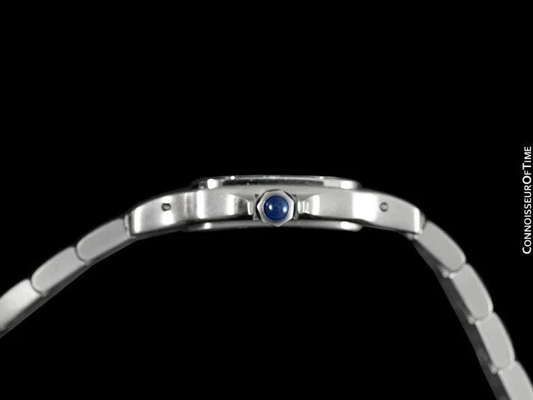 Cartier Santos Galbee Ladies Quartz Bracelet Watch, Stainless Steel - W20056D6