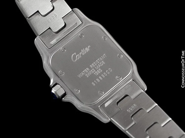 Cartier Santos Galbee Ladies Quartz Bracelet Watch, Stainless Steel - W20056D6