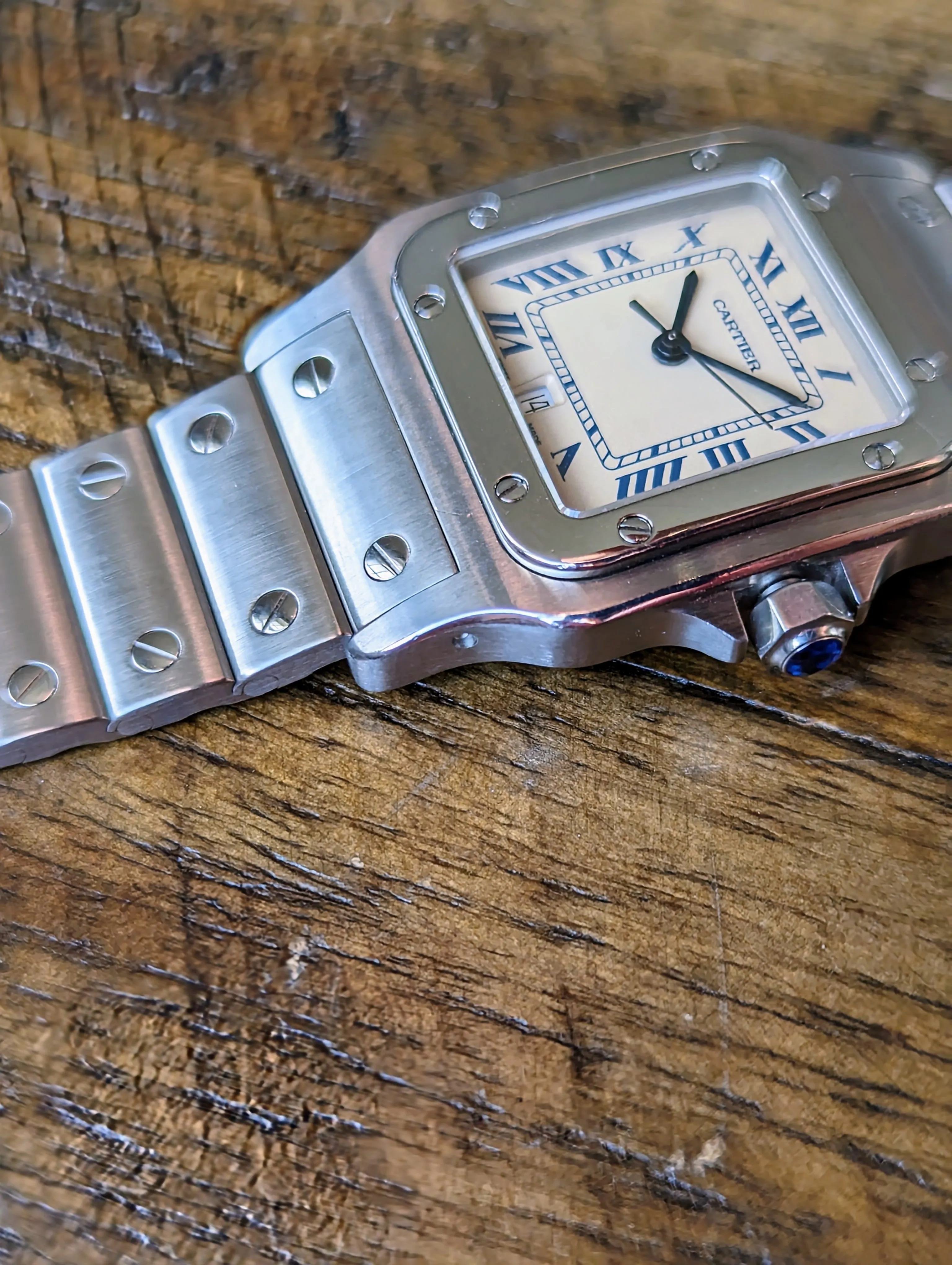Cartier Santos Galbee - w/ certificate and pamphlets
