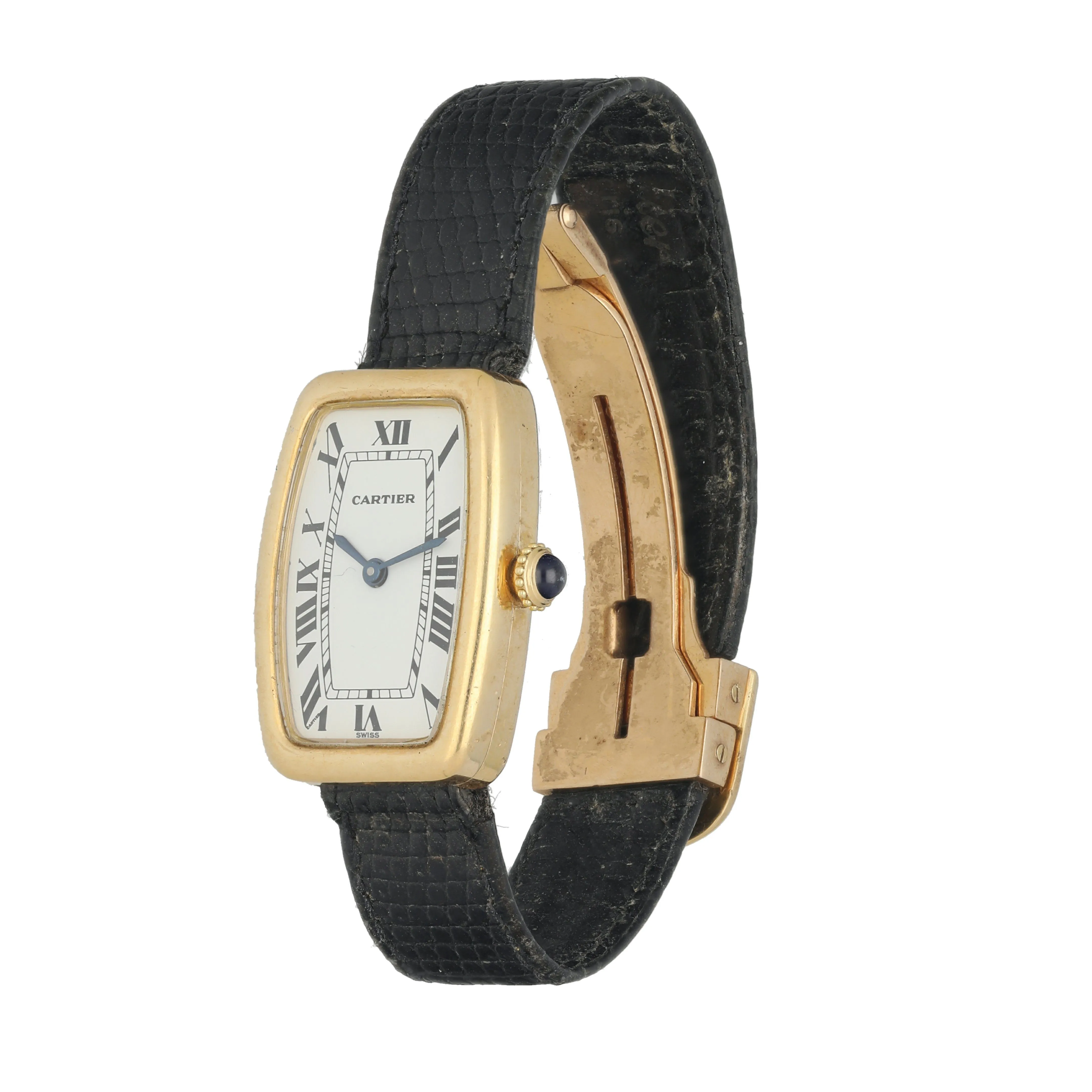 Cartier Tank Fabergé Yellow Gold Rare Ladies Watch