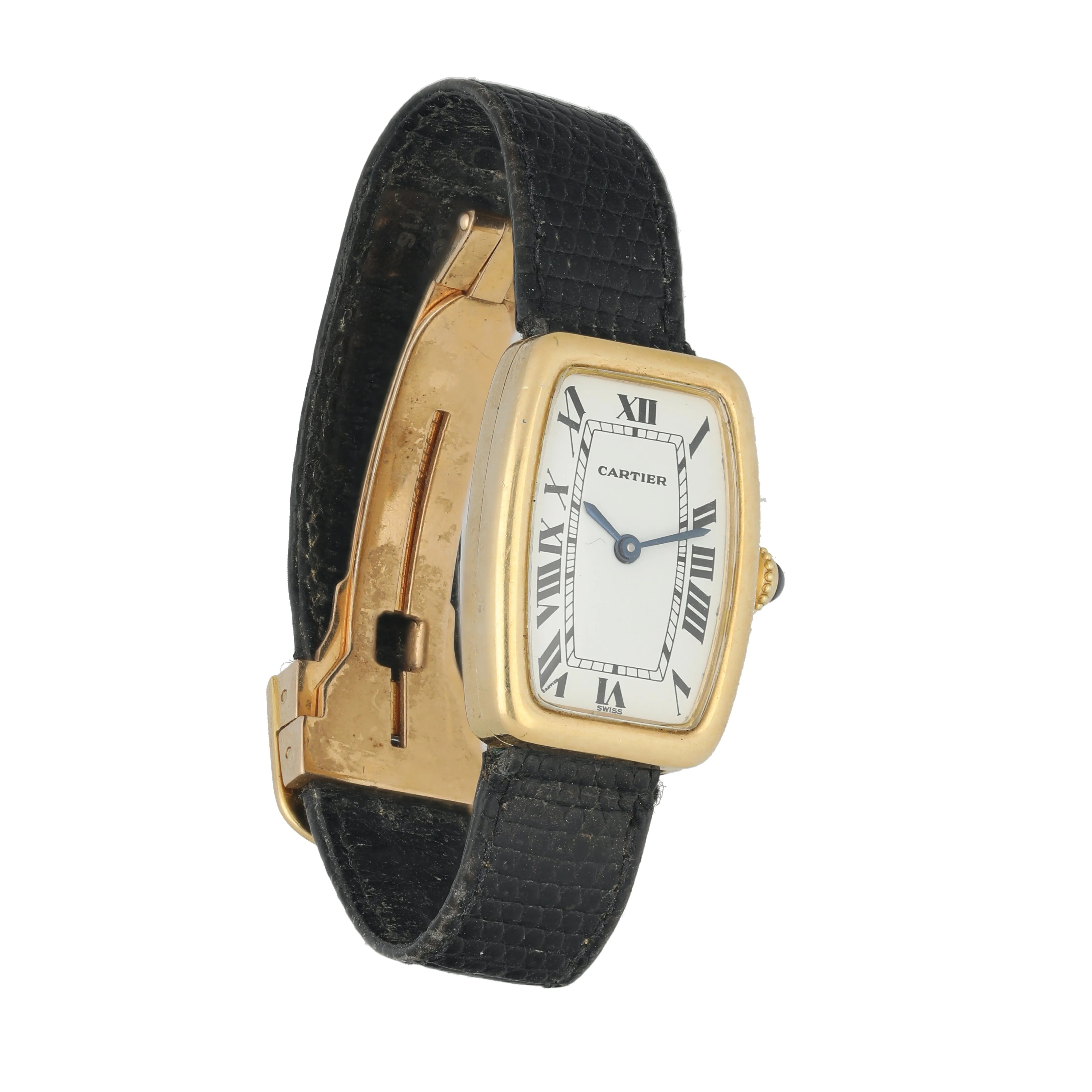Cartier Tank Fabergé Yellow Gold Rare Ladies Watch