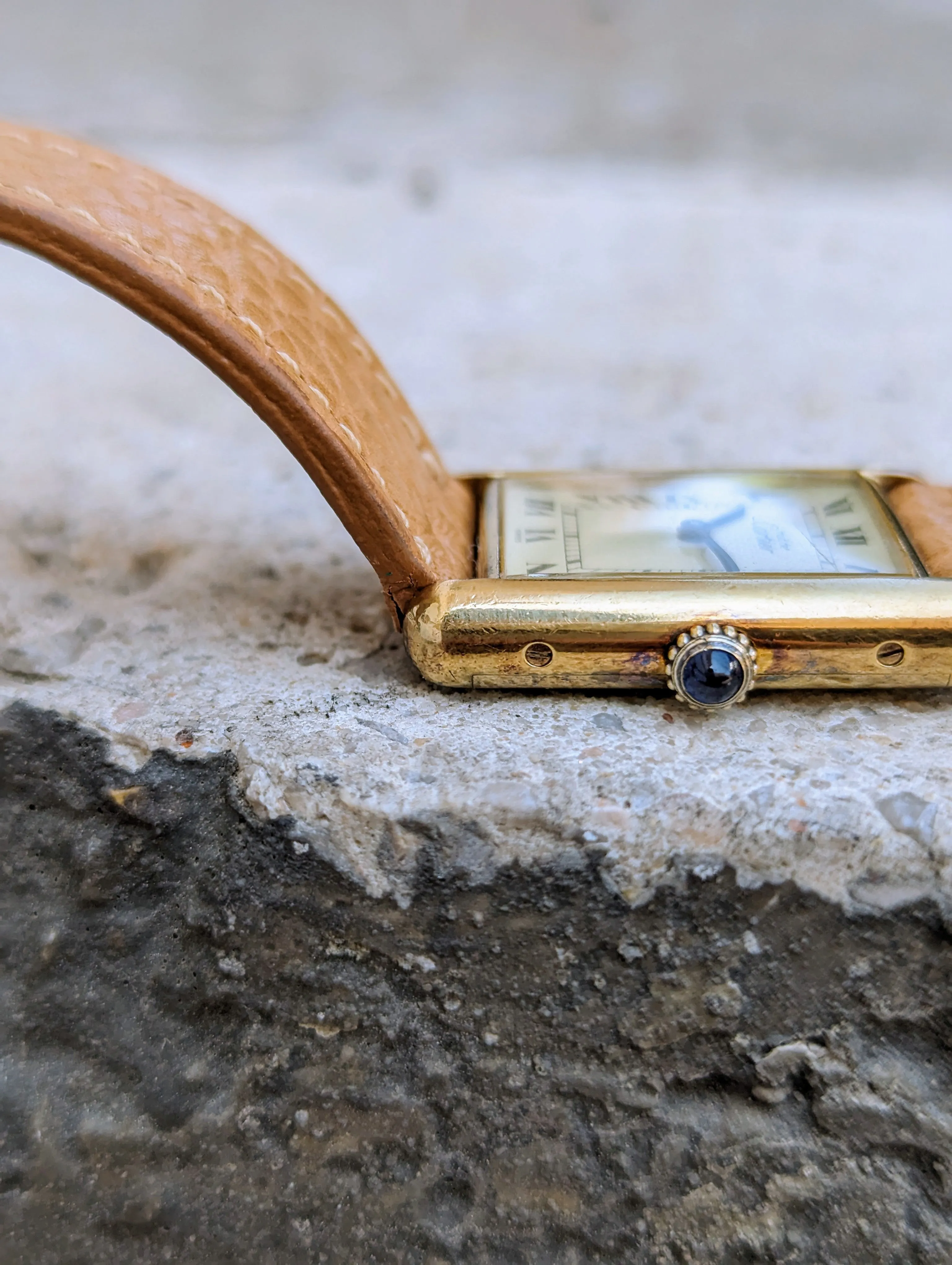 Cartier Tank Lemon Dial - Manual wound