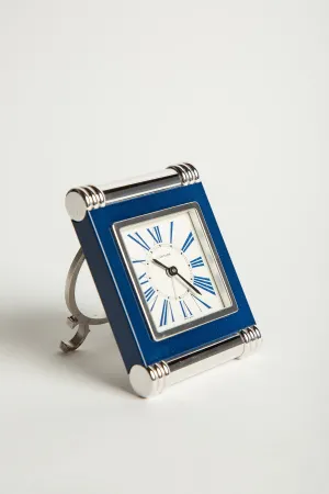 CARTIER | VINTAGE LAPIS LAZULI TRAVEL CLOCK