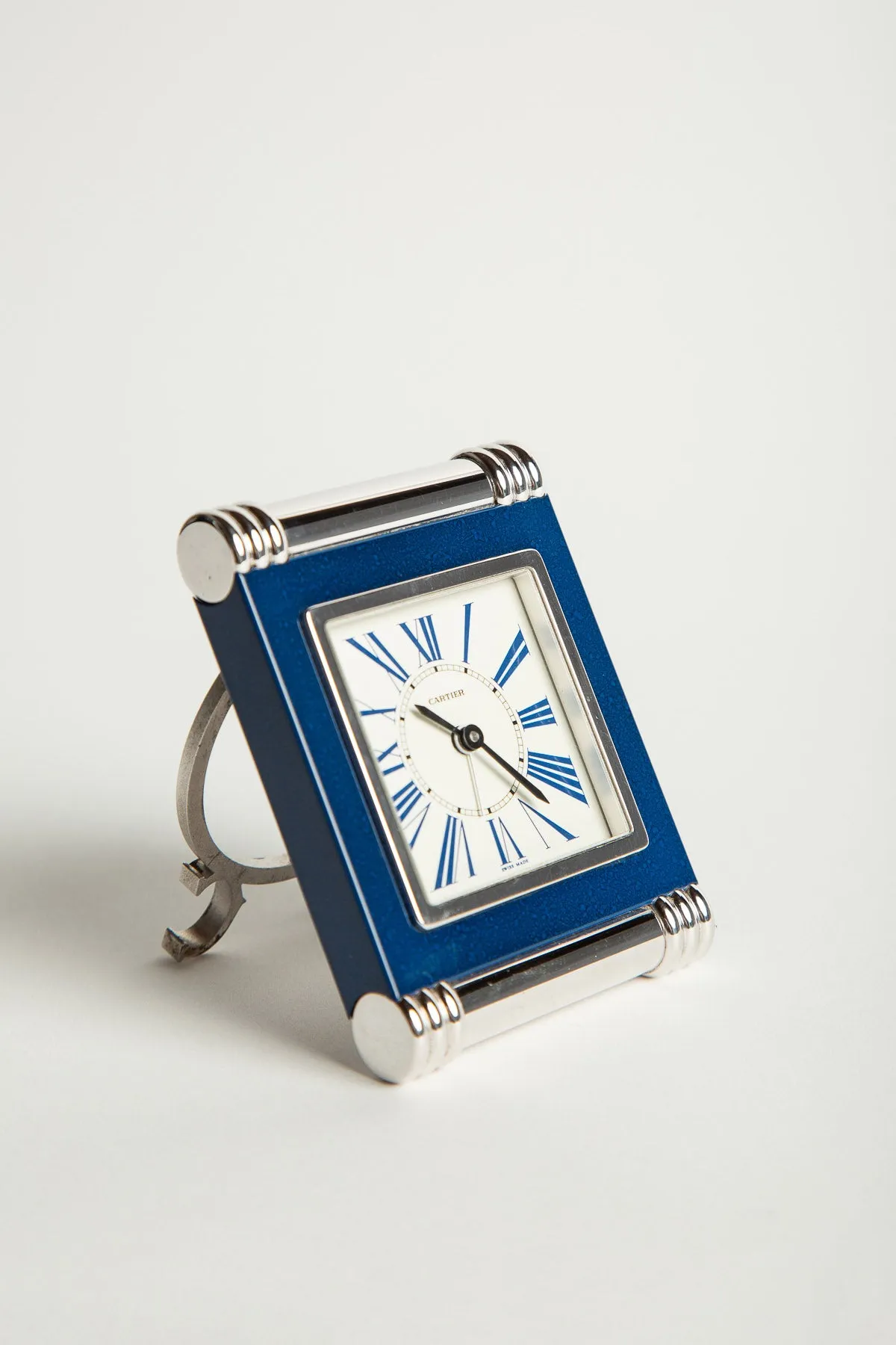 CARTIER | VINTAGE LAPIS LAZULI TRAVEL CLOCK