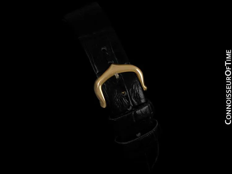 Cartier Vintage Mens Tank Quartz Watch - Gold Vermeil, 18K Gold over Sterling Silver
