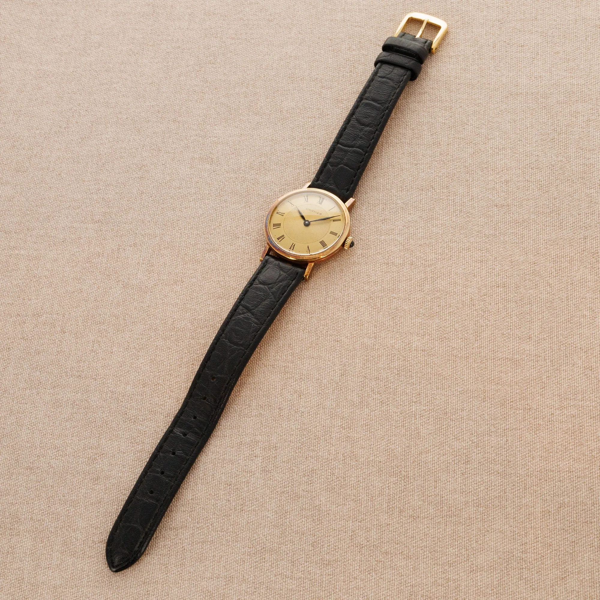 Cartier Yellow Gold Mechanical Watch
