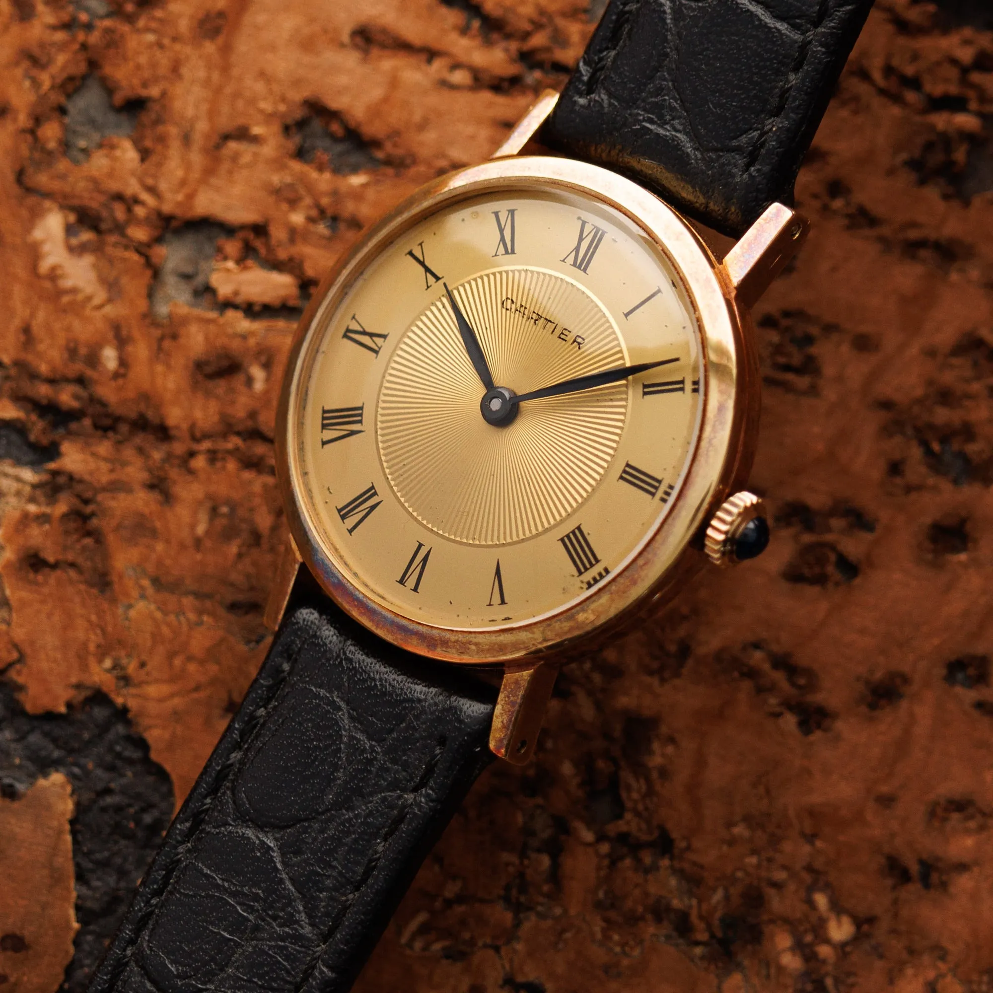 Cartier Yellow Gold Mechanical Watch