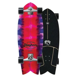 Carver ...Lost RNF Retro Tie Dye Surfskate Cruiser Skateboard CX - 9.875" x 29.5" WB 16.5"