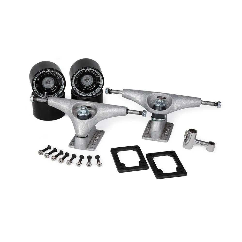 Carver Surf Skate Skateboard 6.5" CX - Truck & Wheel Kit - 68mm 78A Smoke Mags