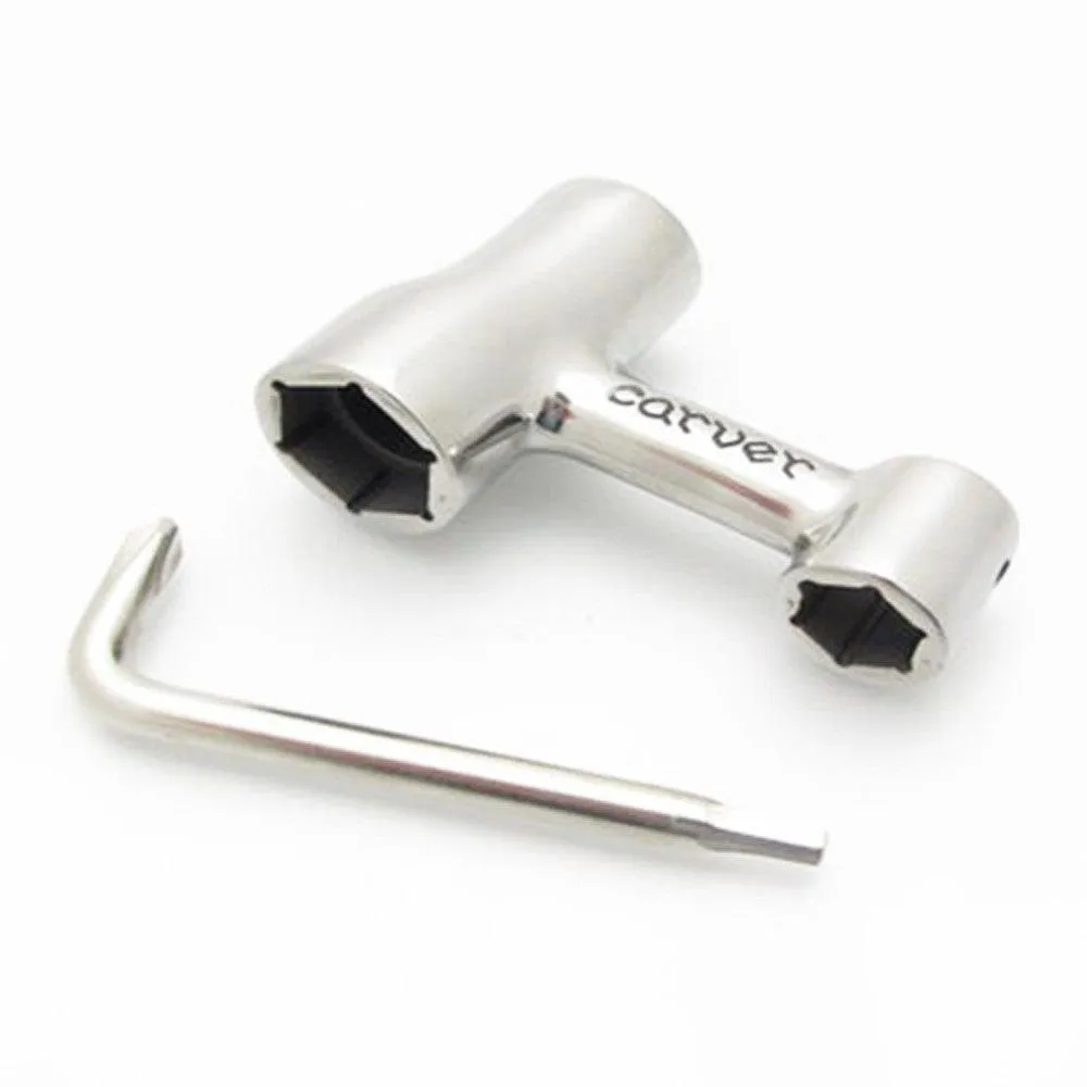 Carver Surf Skate Skateboard 6.5" CX - Truck & Wheel Kit - 68mm 78A Smoke Mags
