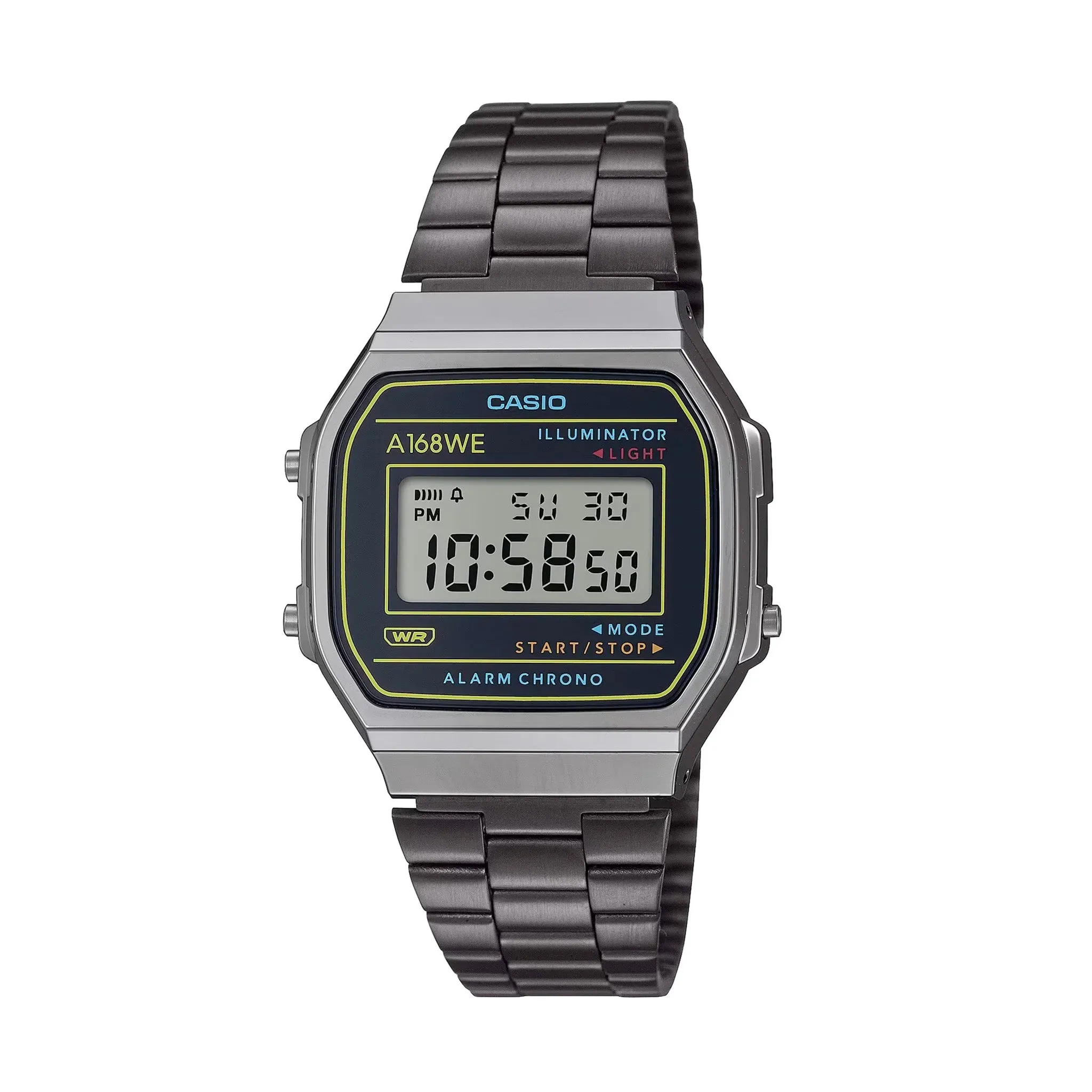 Casio A168WEHB-1ADF SIlver Black