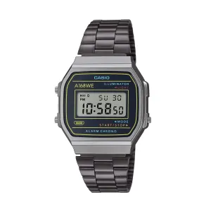 Casio A168WEHB-1ADF SIlver Black