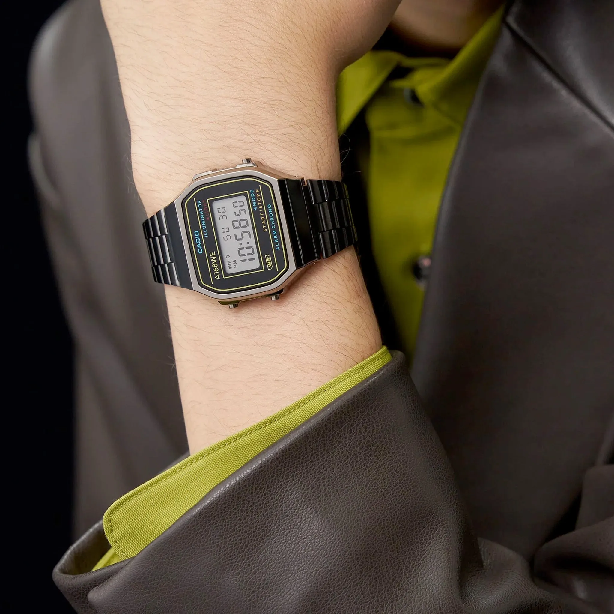 Casio A168WEHB-1ADF SIlver Black