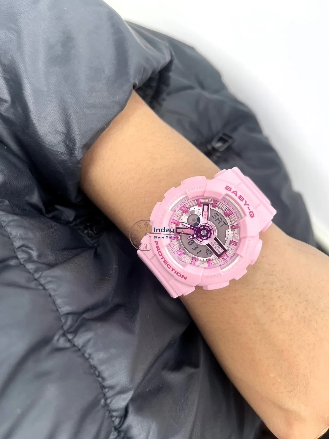 Casio Baby-G Women's Watch BA-110YK-4A Resin Band Shock Resistant Mineral Glass