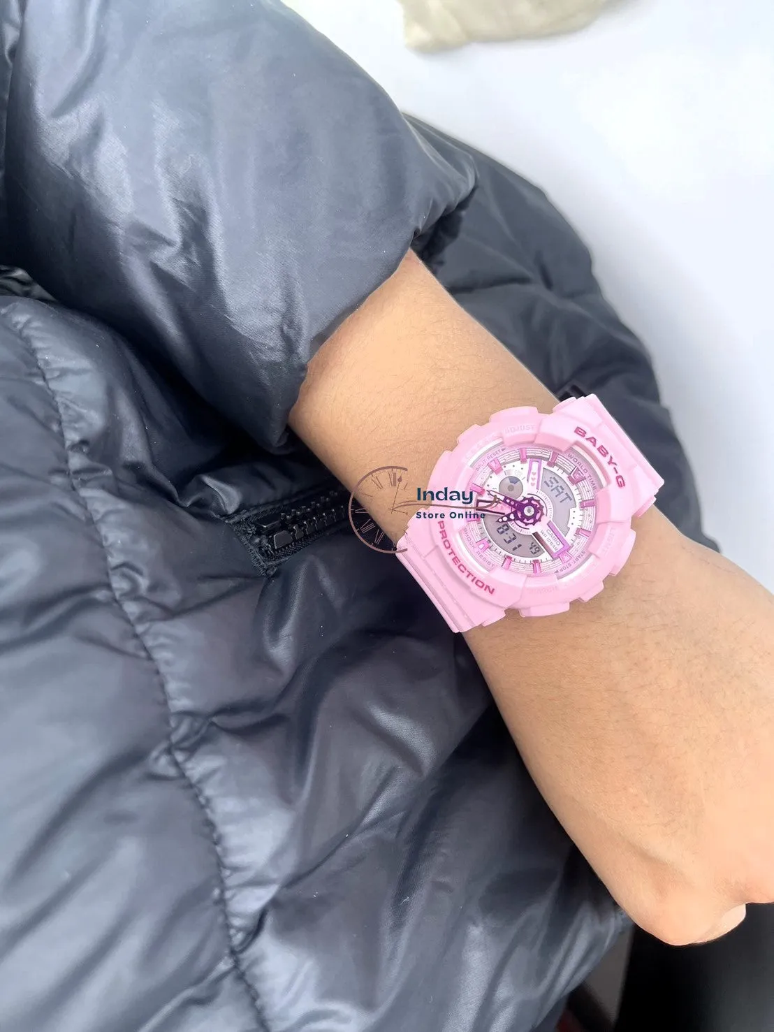 Casio Baby-G Women's Watch BA-110YK-4A Resin Band Shock Resistant Mineral Glass