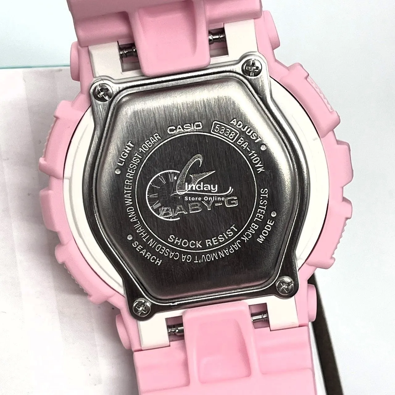 Casio Baby-G Women's Watch BA-110YK-4A Resin Band Shock Resistant Mineral Glass
