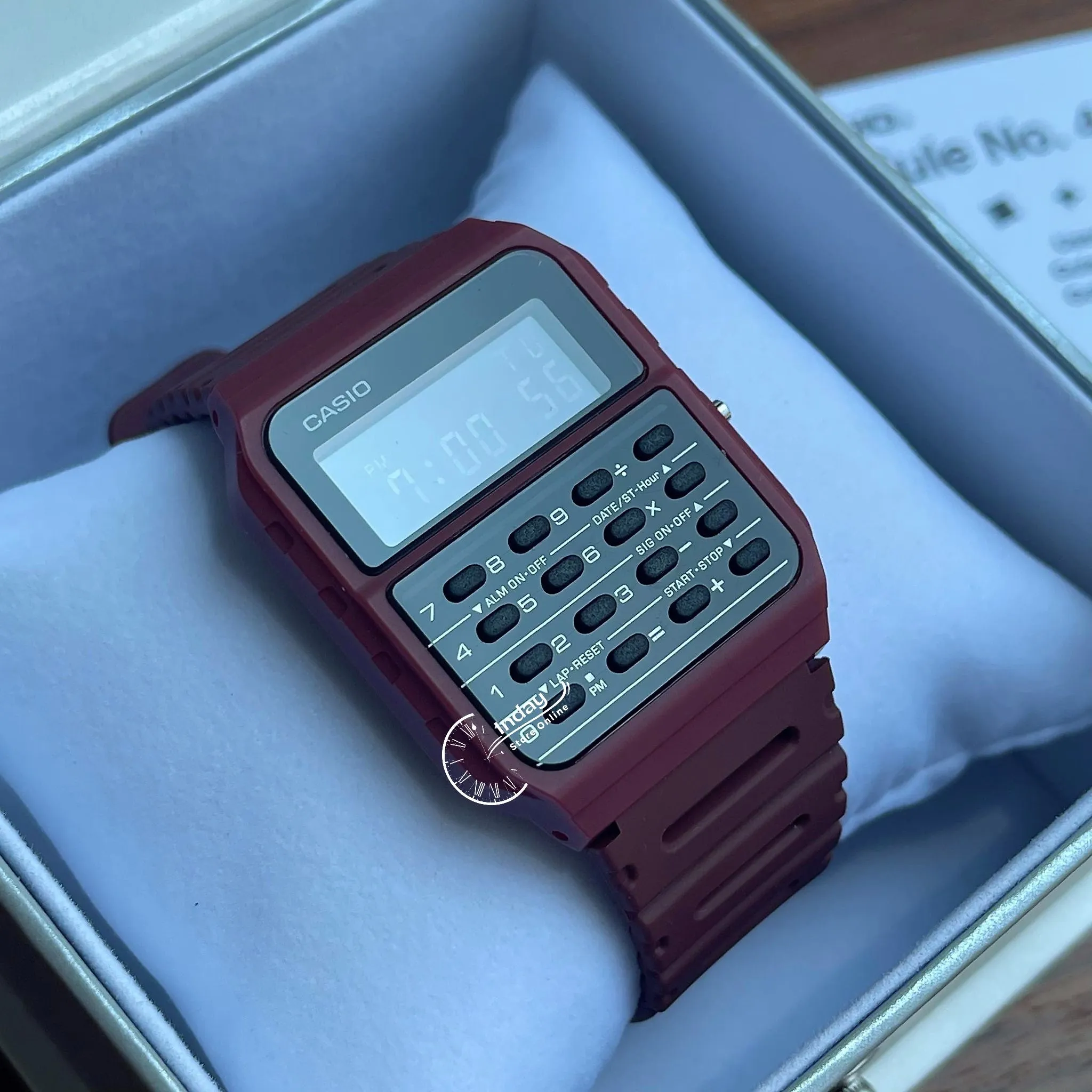 Casio Digital Unisex Watch CA-53WF-4B Calculator Digital Resin Band Resin Glass Battery Life 5-Years