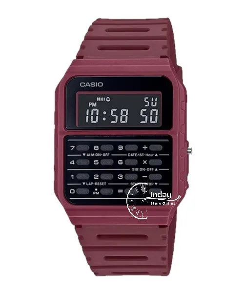 Casio Digital Unisex Watch CA-53WF-4B Calculator Digital Resin Band Resin Glass Battery Life 5-Years