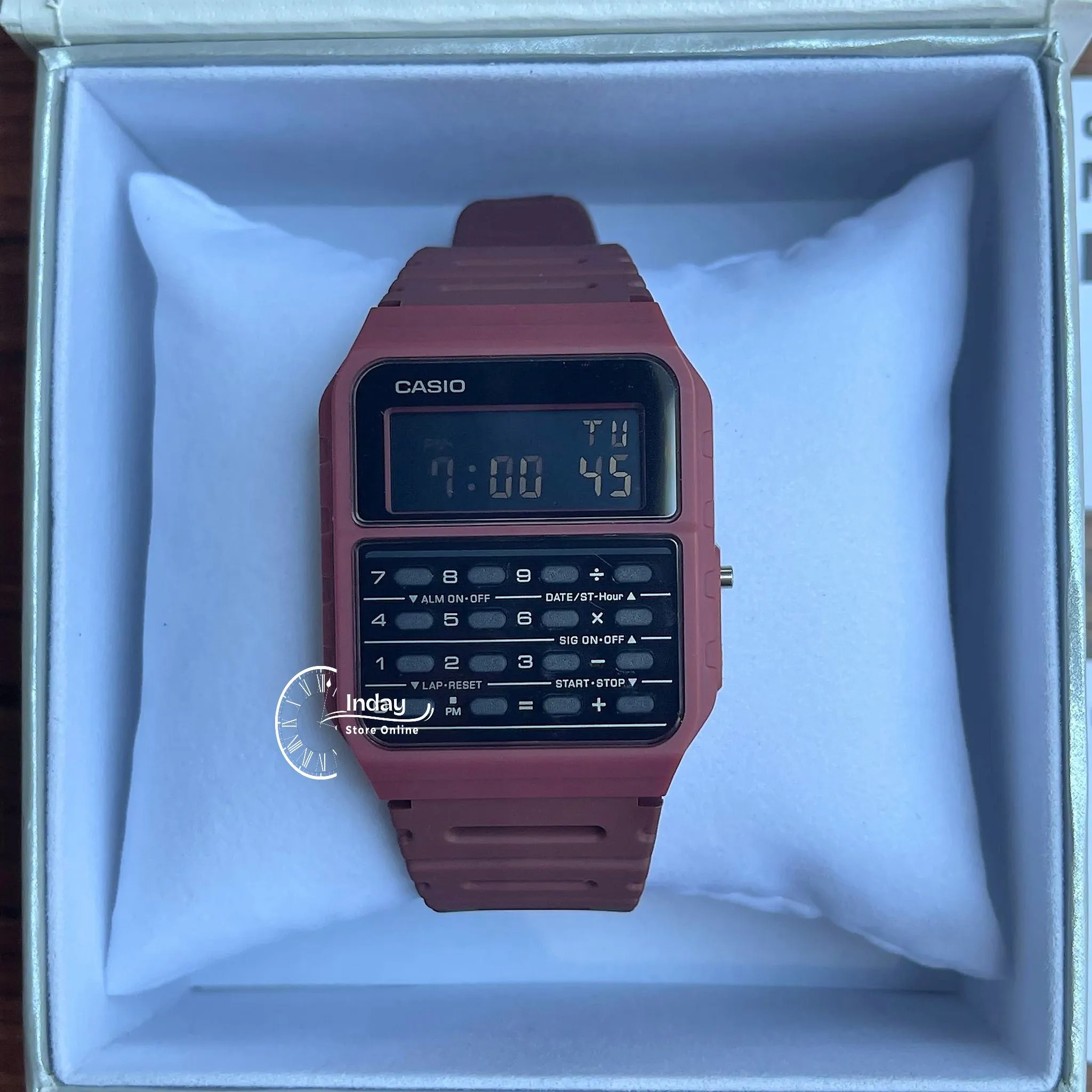 Casio Digital Unisex Watch CA-53WF-4B Calculator Digital Resin Band Resin Glass Battery Life 5-Years