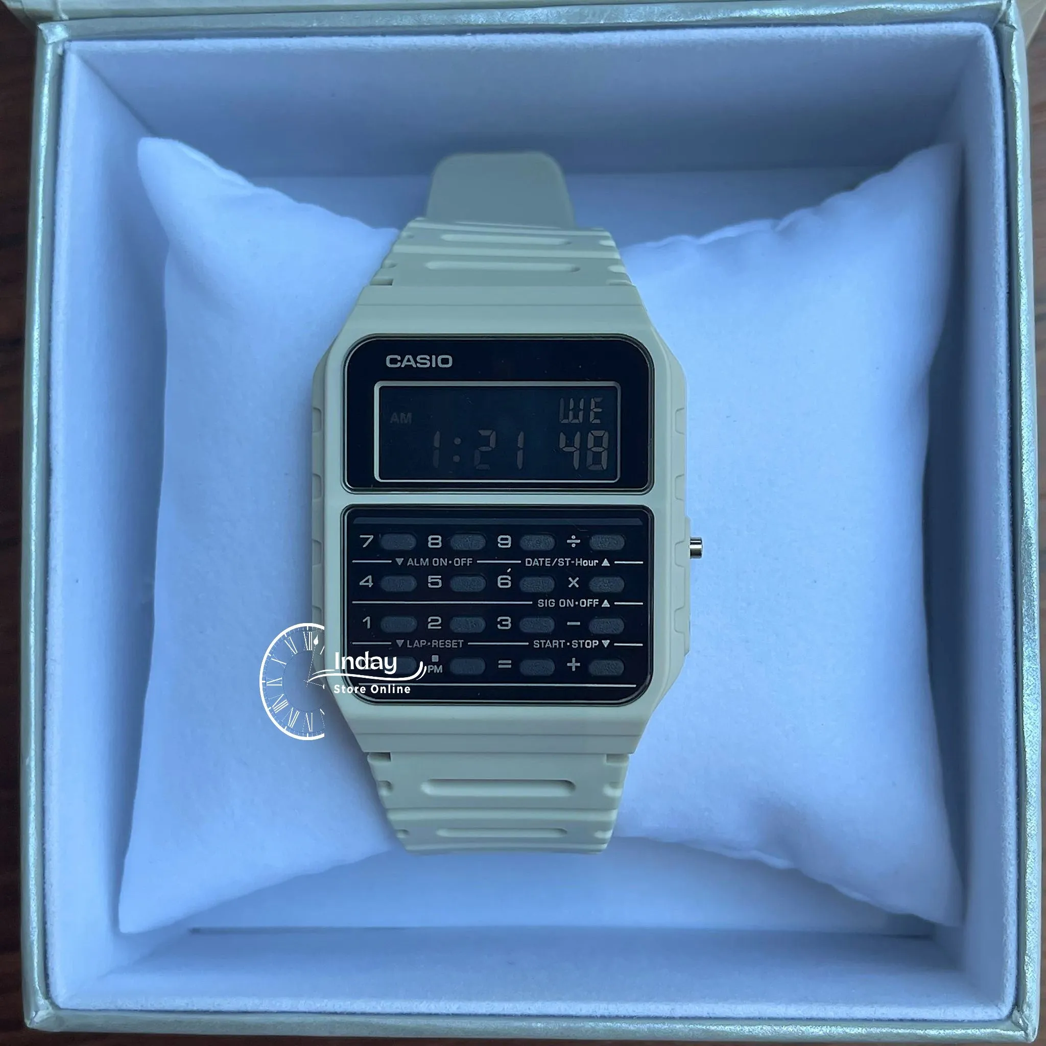 Casio Digital Unisex Watch CA-53WF-8B Digital Data Bank Resin Band Resin Glass Battery Life 5-Years