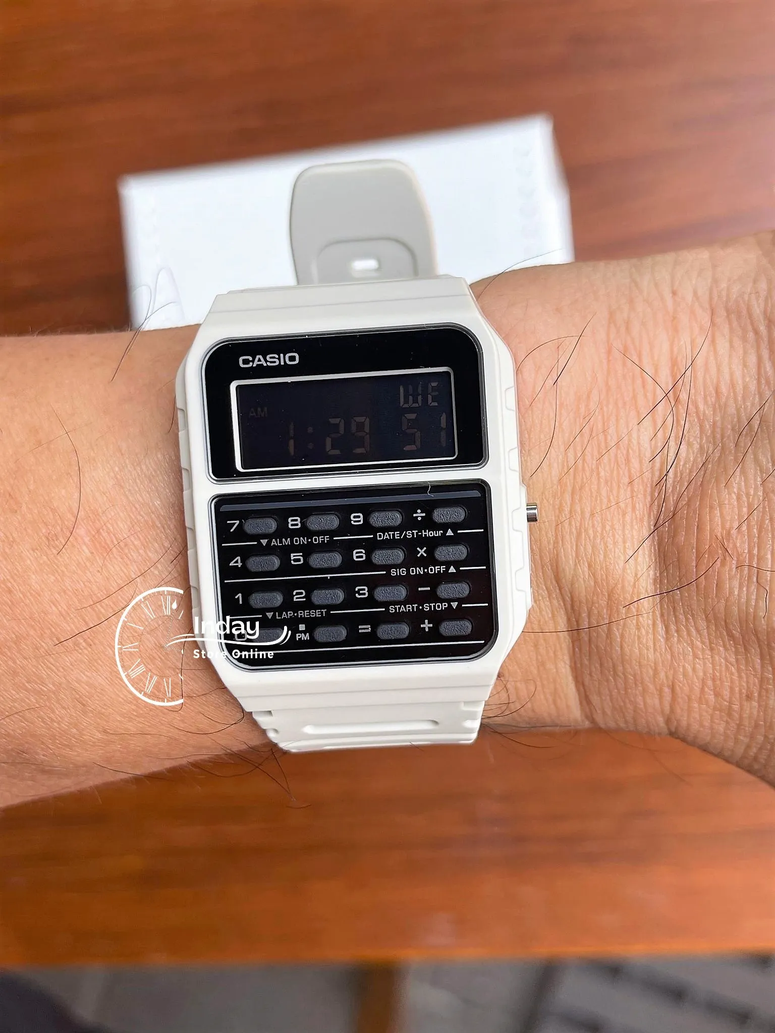 Casio Digital Unisex Watch CA-53WF-8B Digital Data Bank Resin Band Resin Glass Battery Life 5-Years