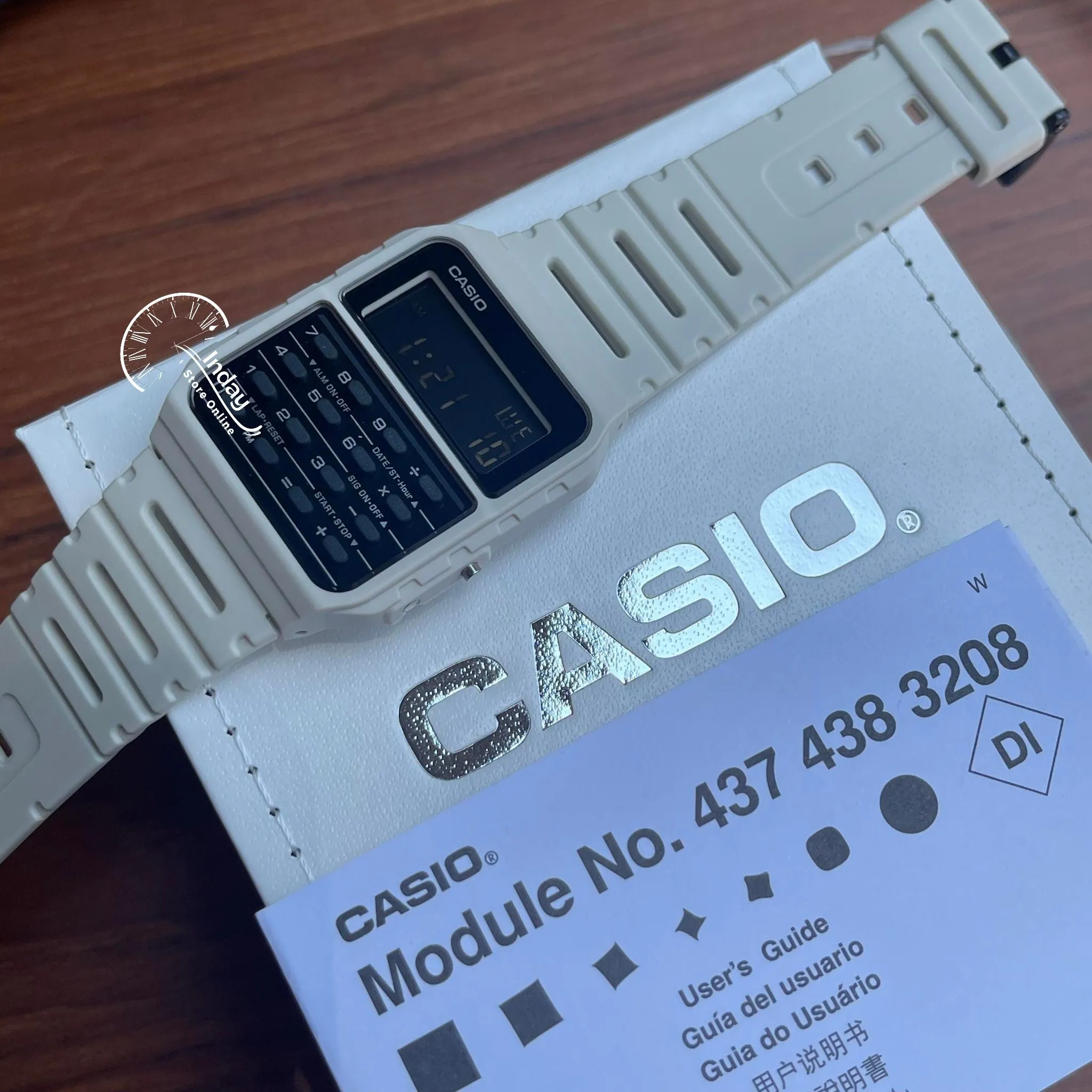 Casio Digital Unisex Watch CA-53WF-8B Digital Data Bank Resin Band Resin Glass Battery Life 5-Years