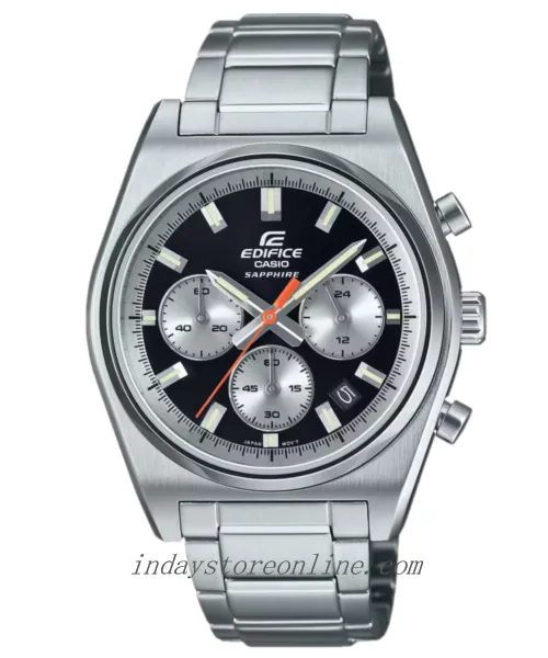 Casio Edifice Men's Watch EFB-730D-1A Stainless Steel Band Solid Band Sapphire Crystal