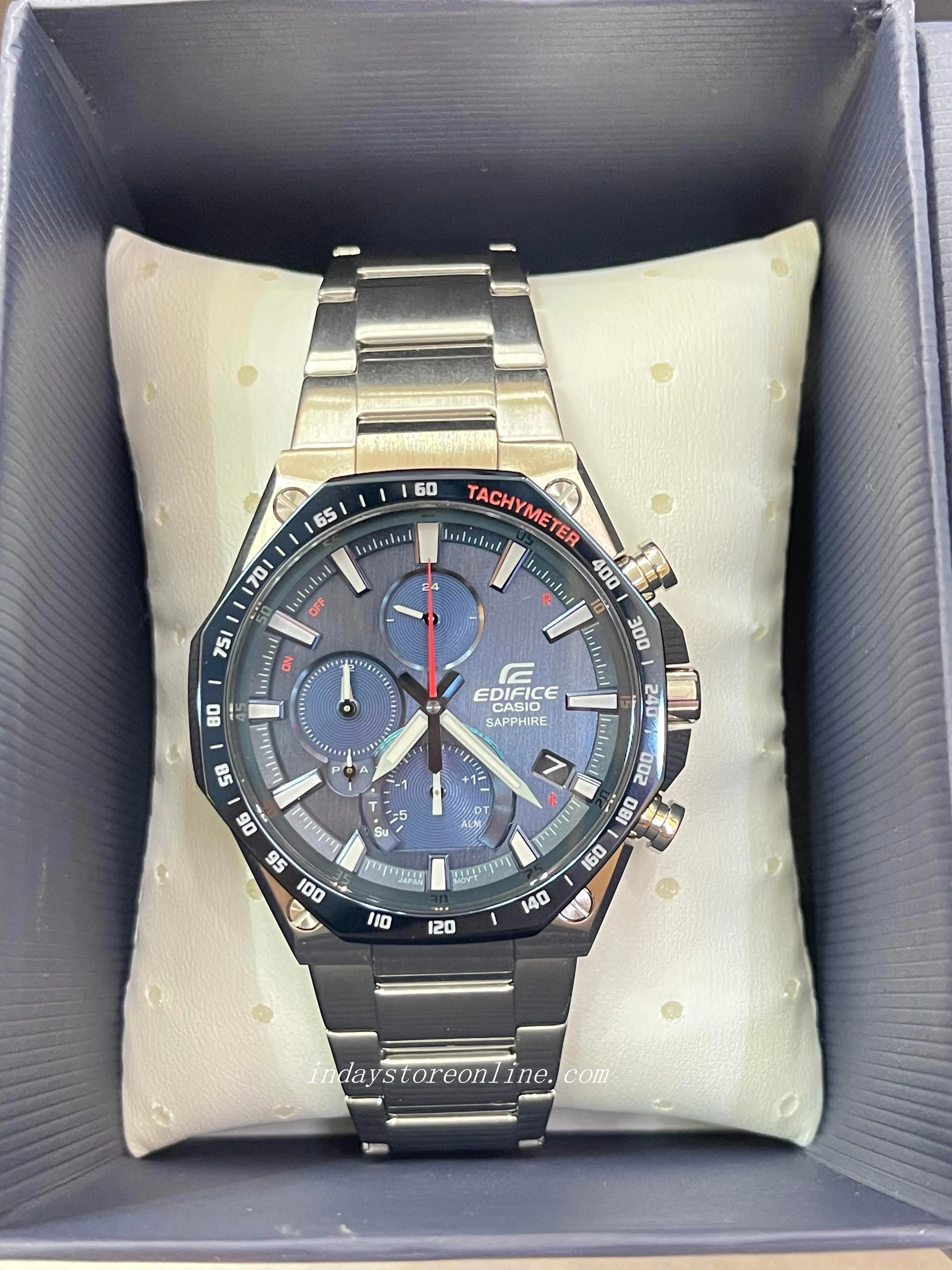 Casio Edifice Men's Watch EQB-1100XDB-2A Smartphone Link Model Solar Powered