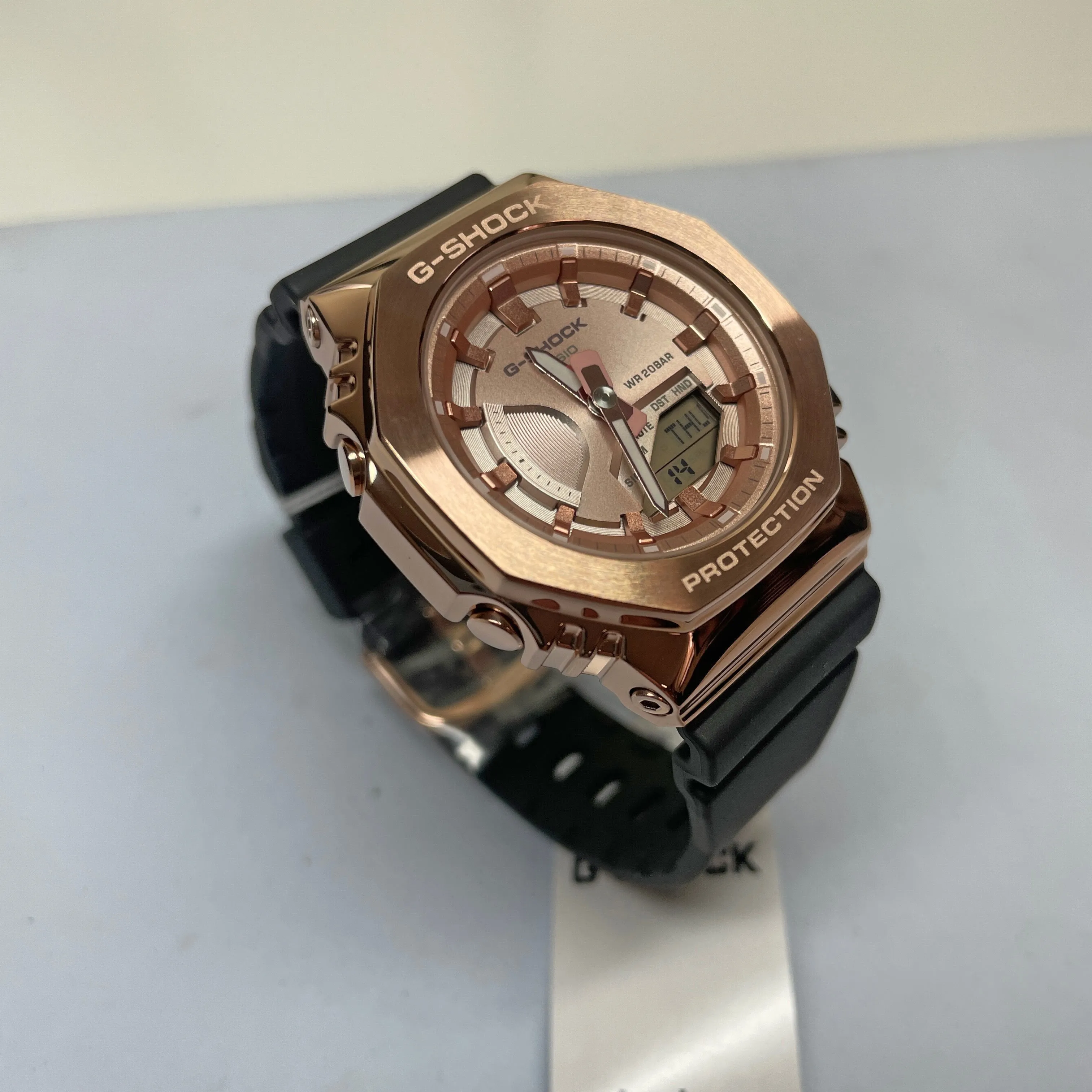 Casio G-Shock GMS Casioak Pink Gold GMS2100PG-1A4 Womens Watch