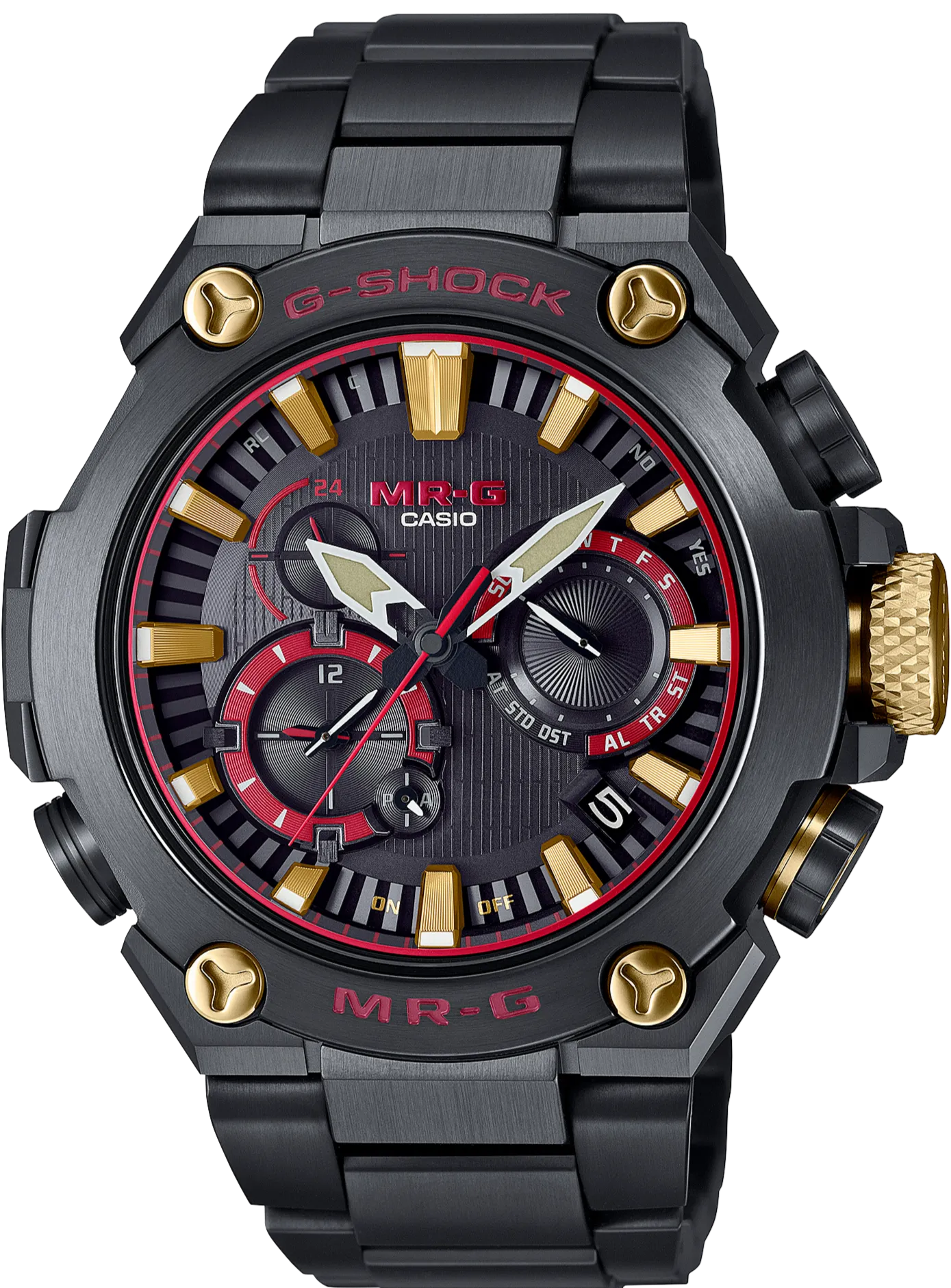Casio G-Shock MR-G Titanium Solar Multi Band 6 Bluetooth Smartphone Link "Akazonae" MRG-B2000B-1A4